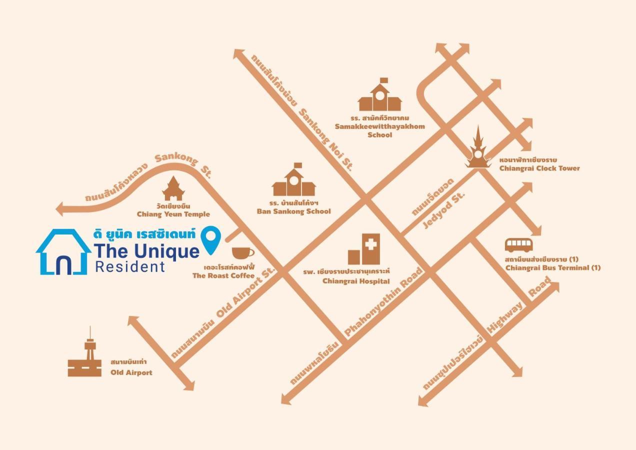 The Unique Resident Chiang Rai Ξενοδοχείο Εξωτερικό φωτογραφία